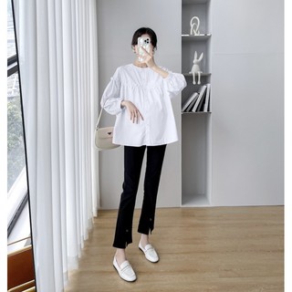 Áo bầu thu đông công sở bigsize áo bầu kết hợp sau sinh