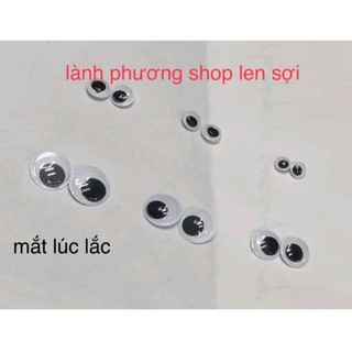 Mắt Nhựa Lúc Lắc làm thú bông ( set 5 cặp )