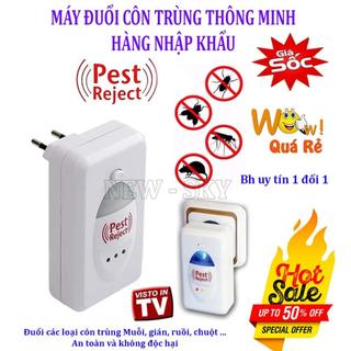Máy đuổi côn trùng Pest Reject - Đuổi gián muỗi kiến ruồi chuột - an toàn và tiết kiệm.