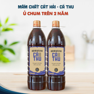 Mắm Chắt Cá Thu Cát Hải Chai 1 lít, Ủ Chum Trên 2 Năm
