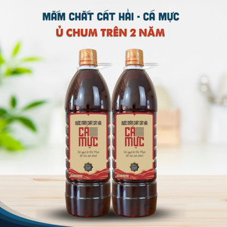 Mắm chắt mực cát hải chai 1 lít, ủ chum trên 2 năm