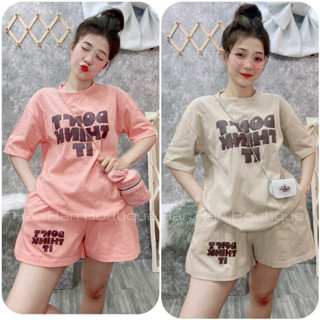 M23 Bộ Thun 3158 tay ngắn cotton khô [D.O.N.T T.H.I.N.K IT] Freesize 40-70kg