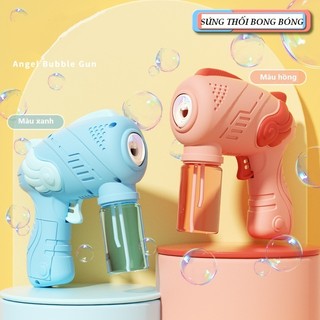 Đồ chơi bắn bong bóng xà phòng có đèn tặng kèm pin- đồ chơi súng bắn bong bóng xà phòng - đồ chơi cho bé