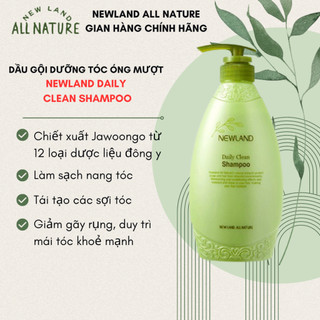 Dầu gội dưỡng tóc óng mượt Newland Daily Clean Shampoo Hàn Quốc phục hồi tóc hư tổn,làm sạch sâu,ngăn rụng tóc