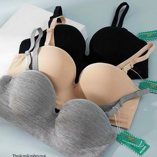 Áo lót đệm mỏng cotton cao cấp, quả ngang nâng ngực: L1001