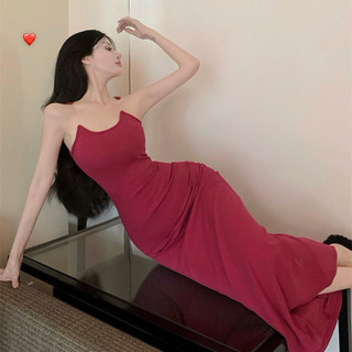 đầm thun lụa dáng dài 2 dây cước phối chất thun lụa mềm có mút ngực