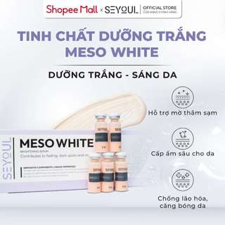 Tinh Chất Dưỡng Trắng Da Meso White dưỡng ẩm tại nhà thương hiệu SEYOUL (5ml x 6 lọ)