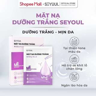 Mặt Nạ Giấy Dưỡng Trắng SEYOUL dưỡng trắng da, làm đều màu da và giúp da mềm mịn - Hộp 5 miếng mặt nạ