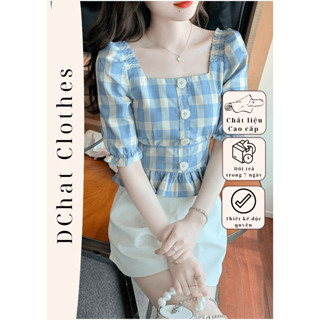 Áo sơ mi kẻ phom cloptop siêu xinh SM089