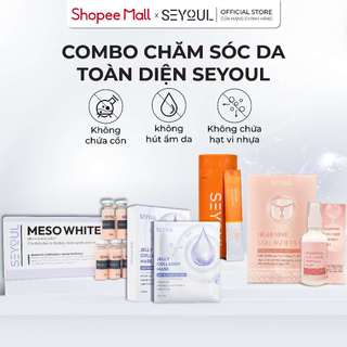 Combo Chăm Sóc Da Toàn Diện SEYOUL hỗ trợ cấp ẩm, thải độc, dưỡng trắng và căng bóng da mặt