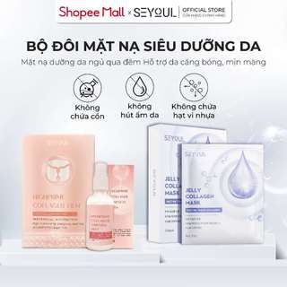 Bộ Đôi Mặt Nạ Siêu Dưỡng Da SEYOUL - Mặt nạ thạch & Bộ mặt nạ Xịt Collagen Thuỷ Phân