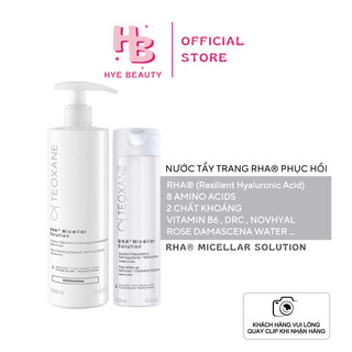 Teoxane rha® micellar solution 400ml - nước tẩy trang làm sạch sâu , cân bằng ẩm cho da