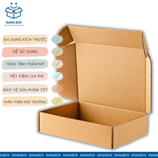 FREESHIP 20 Hộp Giấy Carton Nắp Gài Đóng Gói Hàng Hóa | Hộp Carton Lớn Nhỏ Đựng Sản Phẩm Cod Giá Rẻ