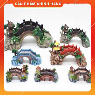  Cầu Cong Trang Trí Bể Cá Bể Thủy Sinh Tiểu Cảnh Decor 