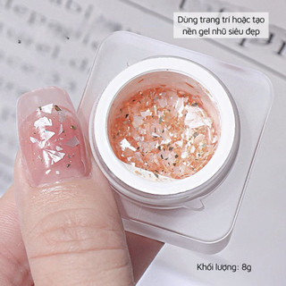 Gel nhũ ẩn xà cừ 8g dùng trang trí móng