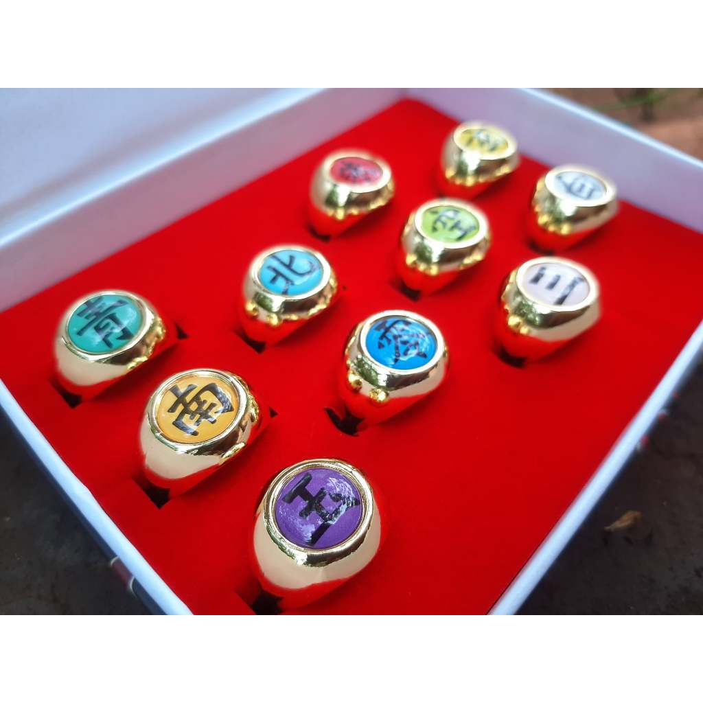 Bộ 10 chiếc nhẫn Akatsuki - NARUTO - Baystore
