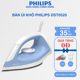 Bàn Ủi Khô, Bàn Là Philips DST0520 - Công Suất 1200W - Hàng Chính Hãng - Bảo Hành 24 tháng