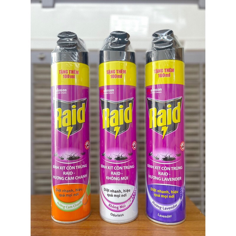 Bình Xịt Côn Trùng Raid 520ML
