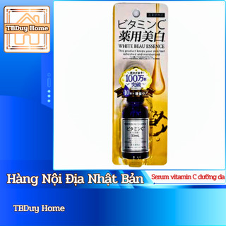 Tinh chất serum vitamin c white pure beau essence dưỡng trắng da 25ml nhật bản