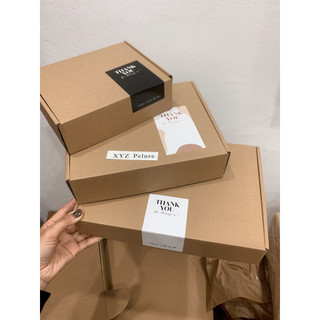 COMBO 5-50-100 Cái Tem thankyou dán hộp carton ,tem dán niêm phong hộp đóng hàng.