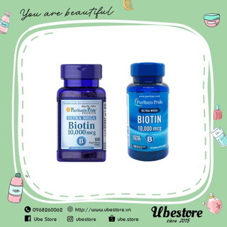 VIÊN UỐNG BỔ SUNG BIOTIN CHẮC KHOẺ TÓC, MÓNG PURITAN'S PRIDE