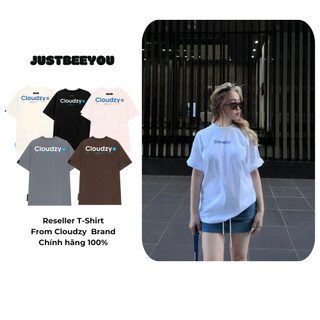 Áo phông localbrand nam nữ unisex tay lỡ thun form oversize cotton CLOUDZY POPULAR-Resell By JustBU