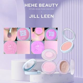 JILL LEEN - [HOT] Phấn má Hồng Đào JILL LEEN mềm mịn, mate, chống thấm nước tone baby