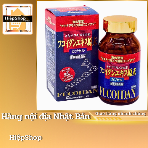 Viên Uống Tảo Đỏ FUCOIDAN KANEHIDE BIO OKINAWA Nhật Bản 150 viên