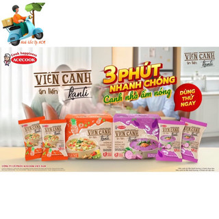 🎞 Viên canh ăn liền Kanli Acecook, 1 hộp 5 viên - 3 phút nhanh chóng, canh nhà ấm nóng - TAPILUGROCERY