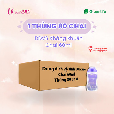 1 THÙNG DDVS KHÁNG KHUẨN UUCARE SINGAPORE 150ml và 250ml