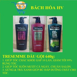 TREsemme' gội 640g (3 màu lựa chọn) - BACH HOA HV