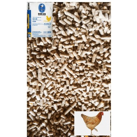 [Giá tốt] 1kg Cám Gà Đẻ thức ăn hỗn hợp cho gà đẻ [thức ăn gà] Con Cò C24