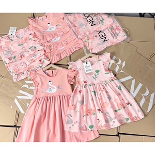 Váy bé gái, váy babydoll thiên nga dễ thương cho bé 10-20kg