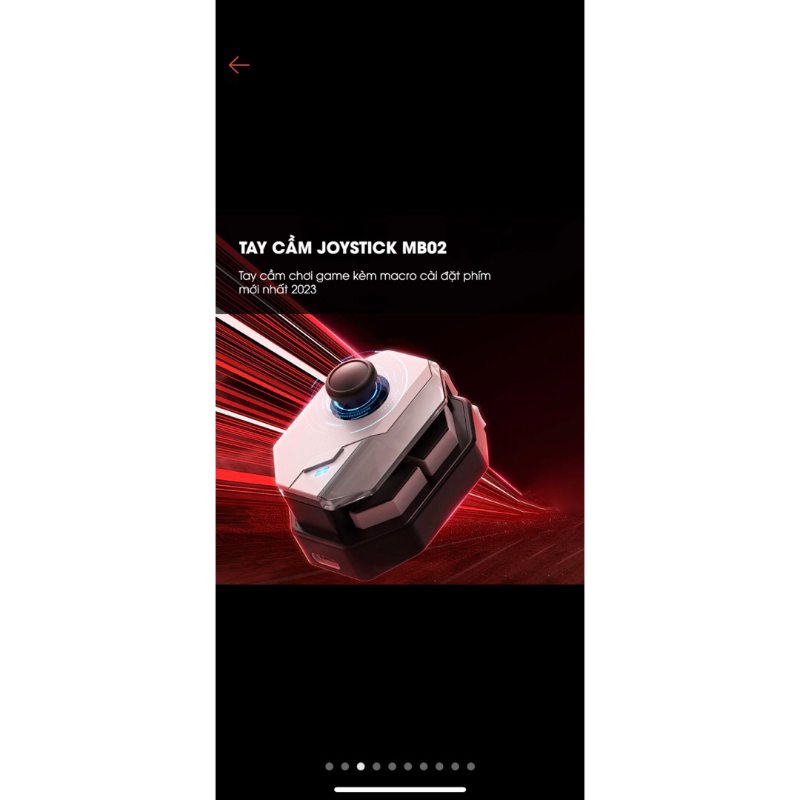 Tay cầm chơi game mb02 có hỗ trợ gim tâm pubg auto tap