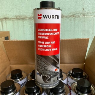 Chai phủ gầm Wurth Đức 1l: chai phủ gầm ô tô chống sét Wurth, sơn phủ gầm chống rỉ sét gầm hốc bánh