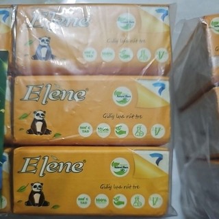 Giấy lụa rút tre Elene bịch 100 tờ, 3 lớp