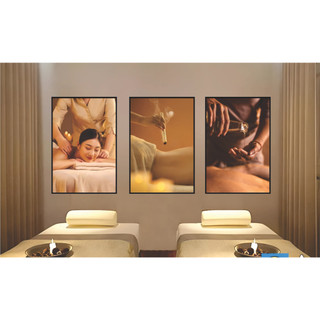 Tranh spa dưỡng sinh đông y kt:40x60x3 tranh = 1,2m