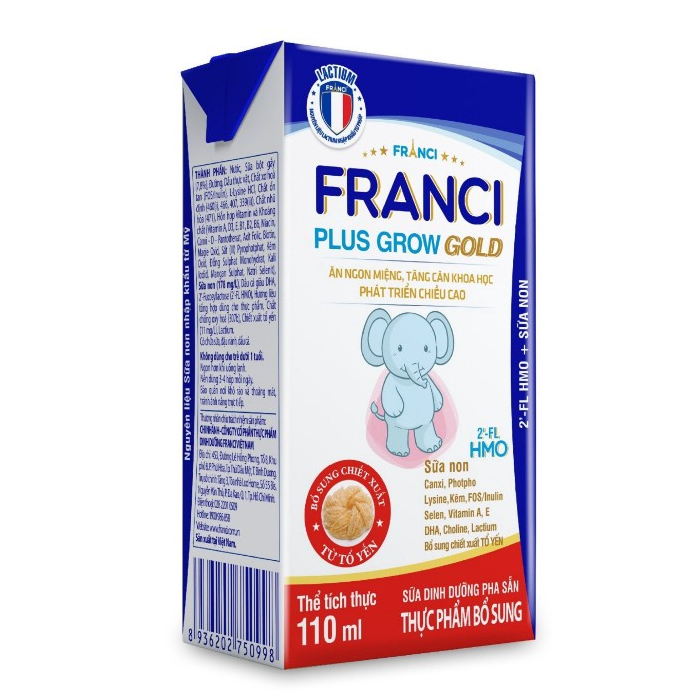 FRANCI PLUS GROW GOLD_sữa dinh dưỡng