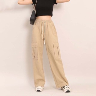 Quần suông nữ túi hộp CT JEANS - Năng động, cá tính, chất liệu vải kaki mềm, thoáng mát và form dáng chuẩn