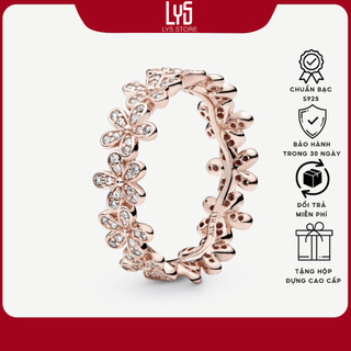 Nhẫn bạc Lys Moments Ring Fullbox 8044 - Nhẫn Bạc Nữ hình hoa cúc