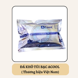 ĐÁ KHÔ, ĐÁ GEL GIỮ LẠNH ACOOL Bảo Quản Sữa/ Thực Phẩm Trọng Lượng 350g