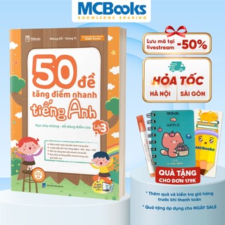 Sách - 50 Đề tăng nhanh điểm Tiếng Anh lớp 3