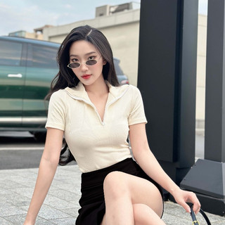 Áo Polo Croptop Nữ Trẻ Trung Năng Động CS34, CT JEANS