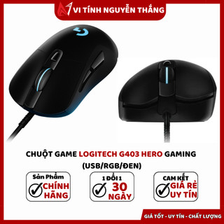 CHUỘT GAME LOGITECH G403 HERO GAMING (USB/RGB/ĐEN)