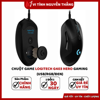 CHUỘT GAME LOGITECH G403 HERO GAMING (USB/RGB/ĐEN)