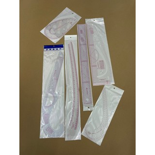 Bộ 6 THƯỚC CHUYÊN DỤNG NGÀNH MAY