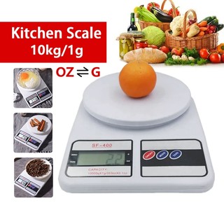 Cân tiểu ly điện tử 10kg nhà bếp mini định lượng SF400 làm bánh độ chính xác cao kèm 2 viên pin