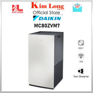 Hỏa tốc hcm máy lọc không khí daikin mc80zvm7 diện tích lọc 62m2 - twin streamer - bộ lọc tafu-hepa