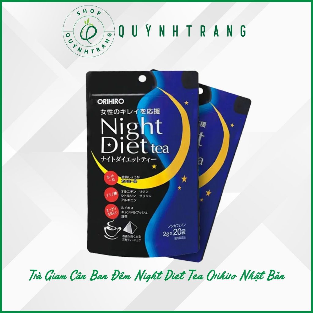 Trà giảm cân Night Diet Orihiro Nhật Bản