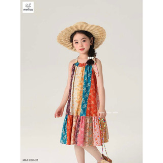 Váy yếm hoa vintage